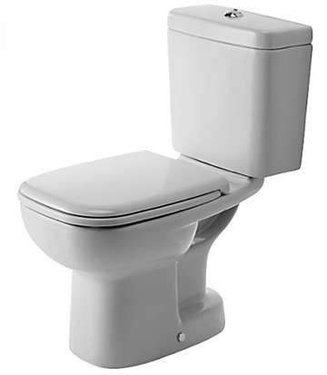 Duravit D-Code toilet med S-lås, Uden cisterne & sæde